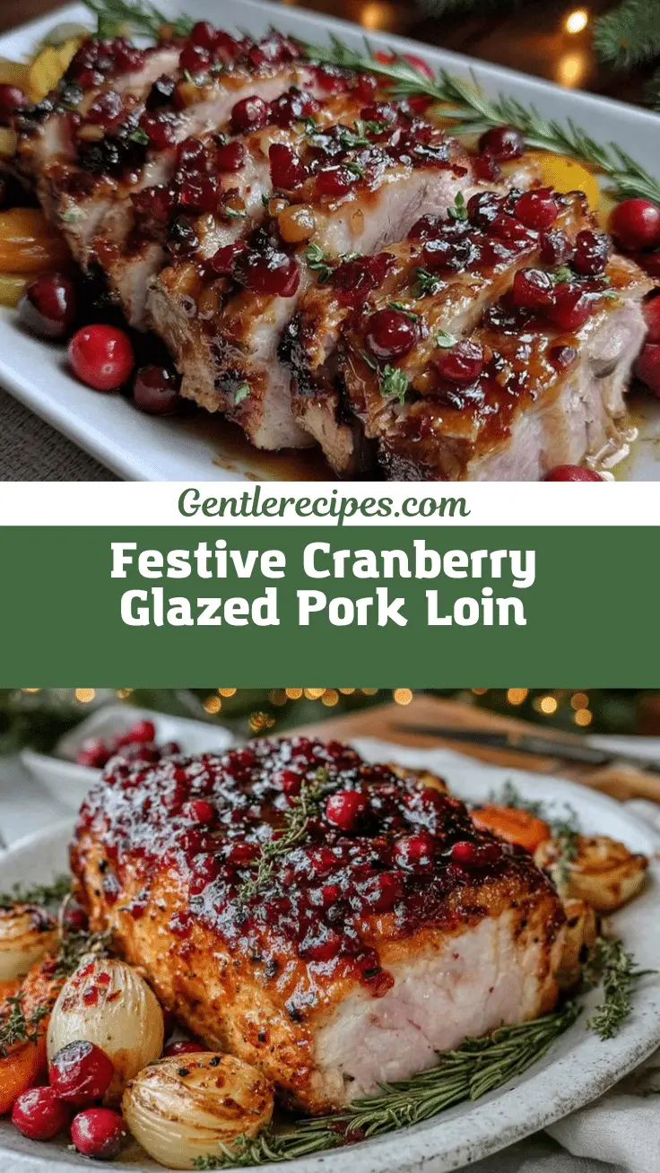 slow cooker cranberry glazed pork loin recipe