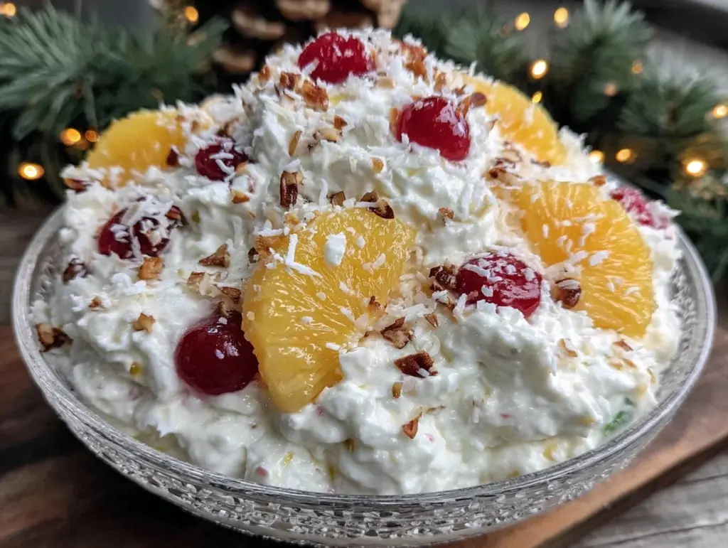 Southern Christmas Ambrosia Salad - featured image