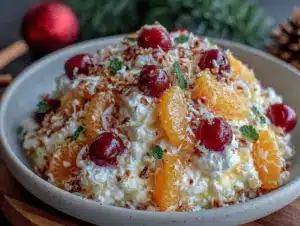 Southern Christmas Ambrosia Salad - featured image
