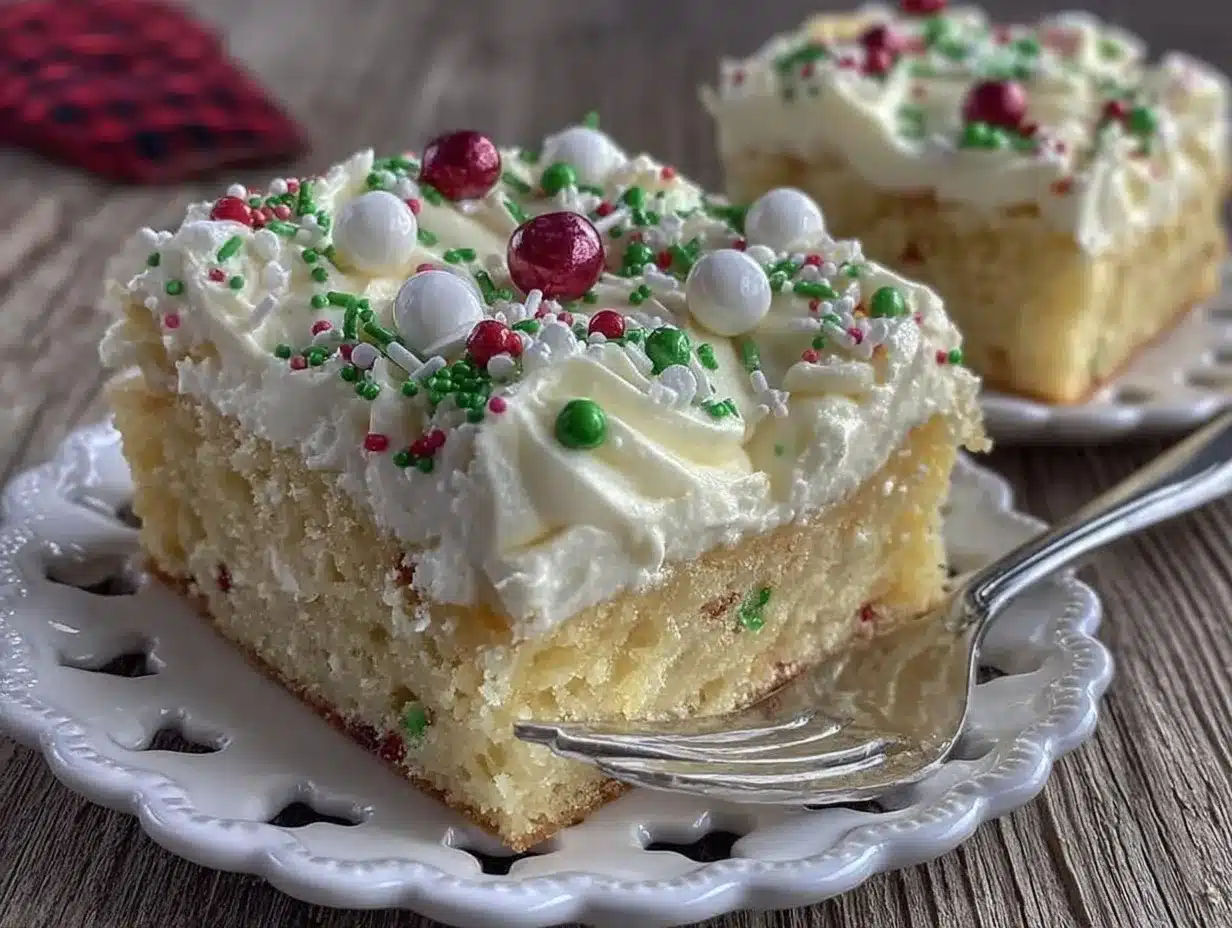 Soft & Chewy Sugar Cookie Bars – Easy Christmas Dessert Idea 4 sugar cookie bars preparation steps