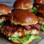 sweet maple chicken sliders - featured image