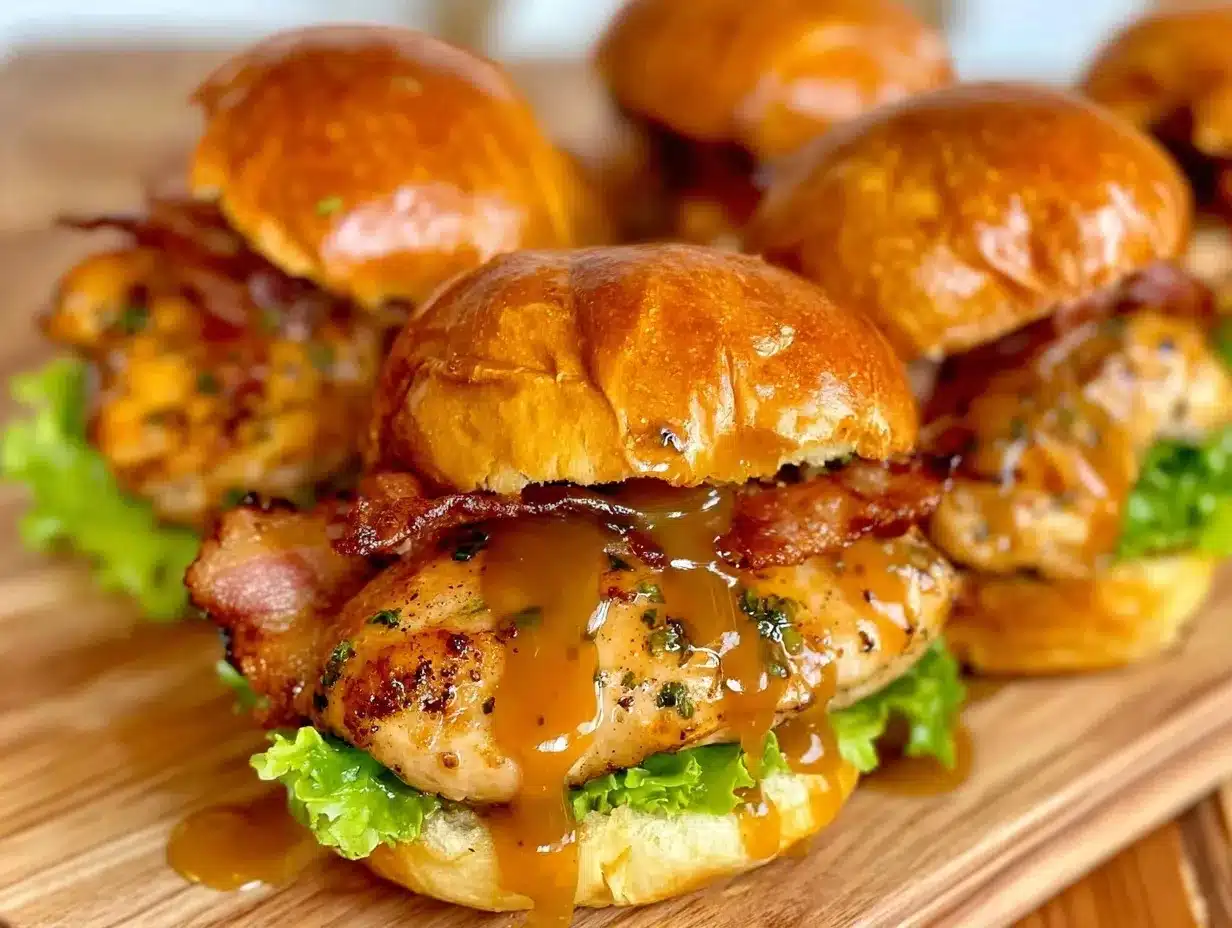 sweet maple chicken sliders preparation steps