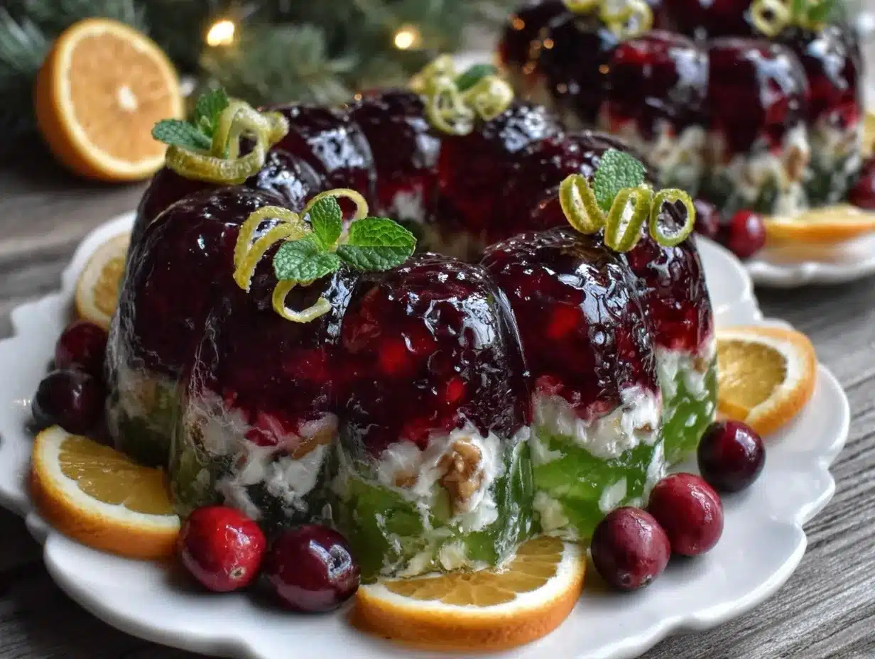 Irresistible Vintage Christmas Jello Mold Salad Recipe 4 Vintage Christmas Jello Mold preparation steps