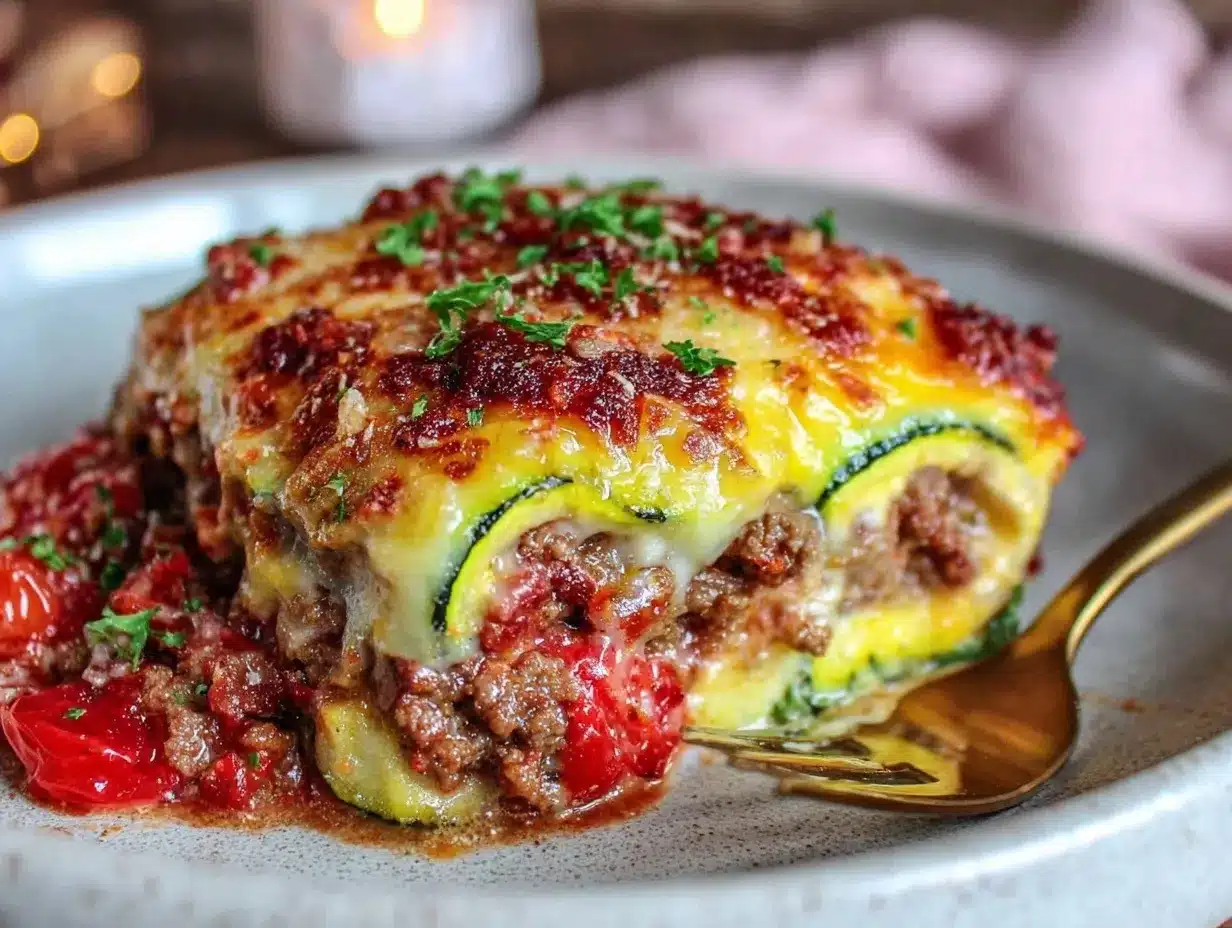 Zucchini Pizza Casserole Recipe Easy and Packed with Flavor 4 zucchini pizza casserole preparation steps