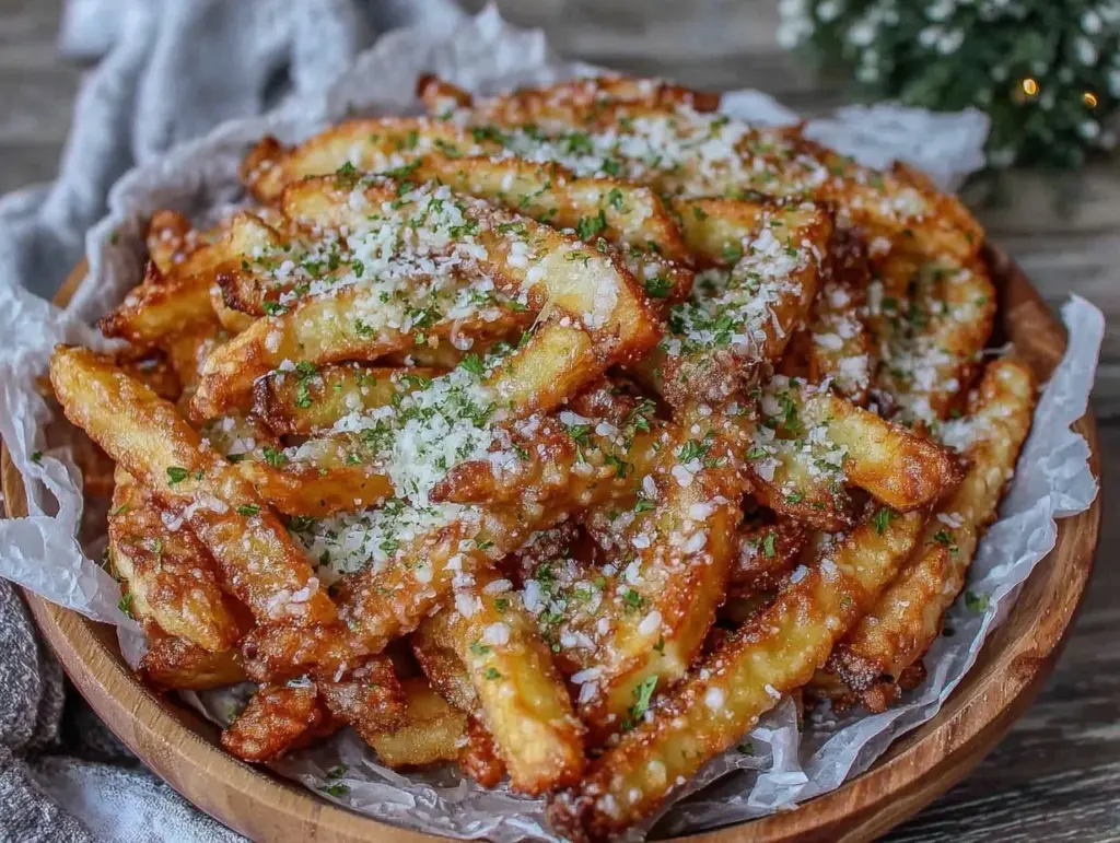 Air Fryer Garlic Parmesan Fries - featured image