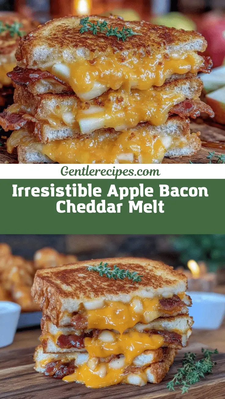 Apple Bacon Cheddar Grilled Cheese recipe