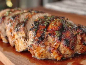 Brown Sugar Balsamic Pork Tenderloin - featured image