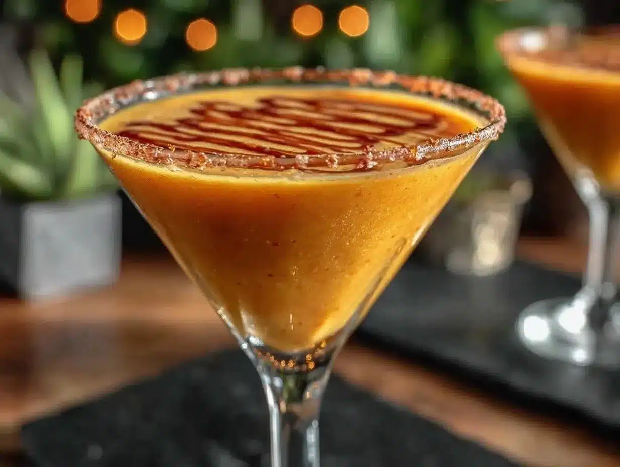 Butterbeer Martini preparation steps