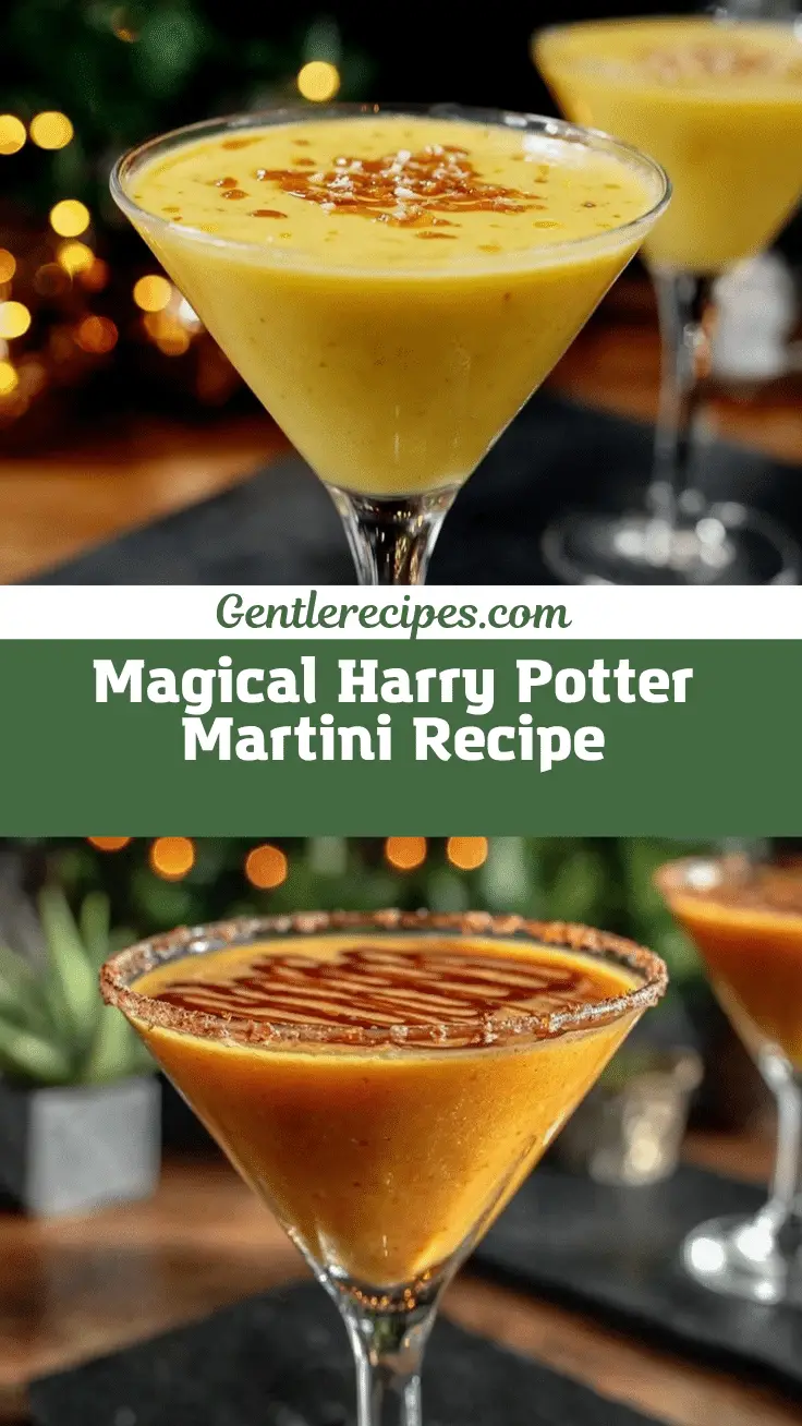 Butterbeer Martini recipe