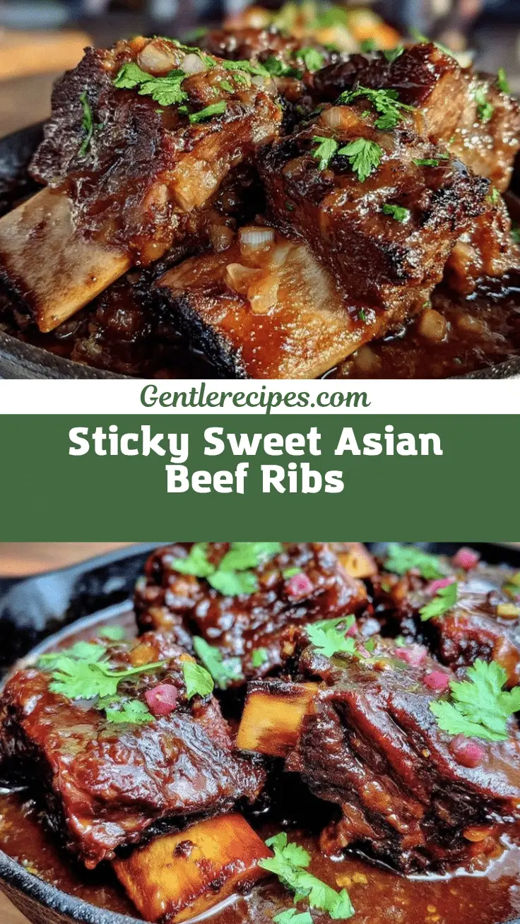Caramelized Asian Beef Short Ribs recipe