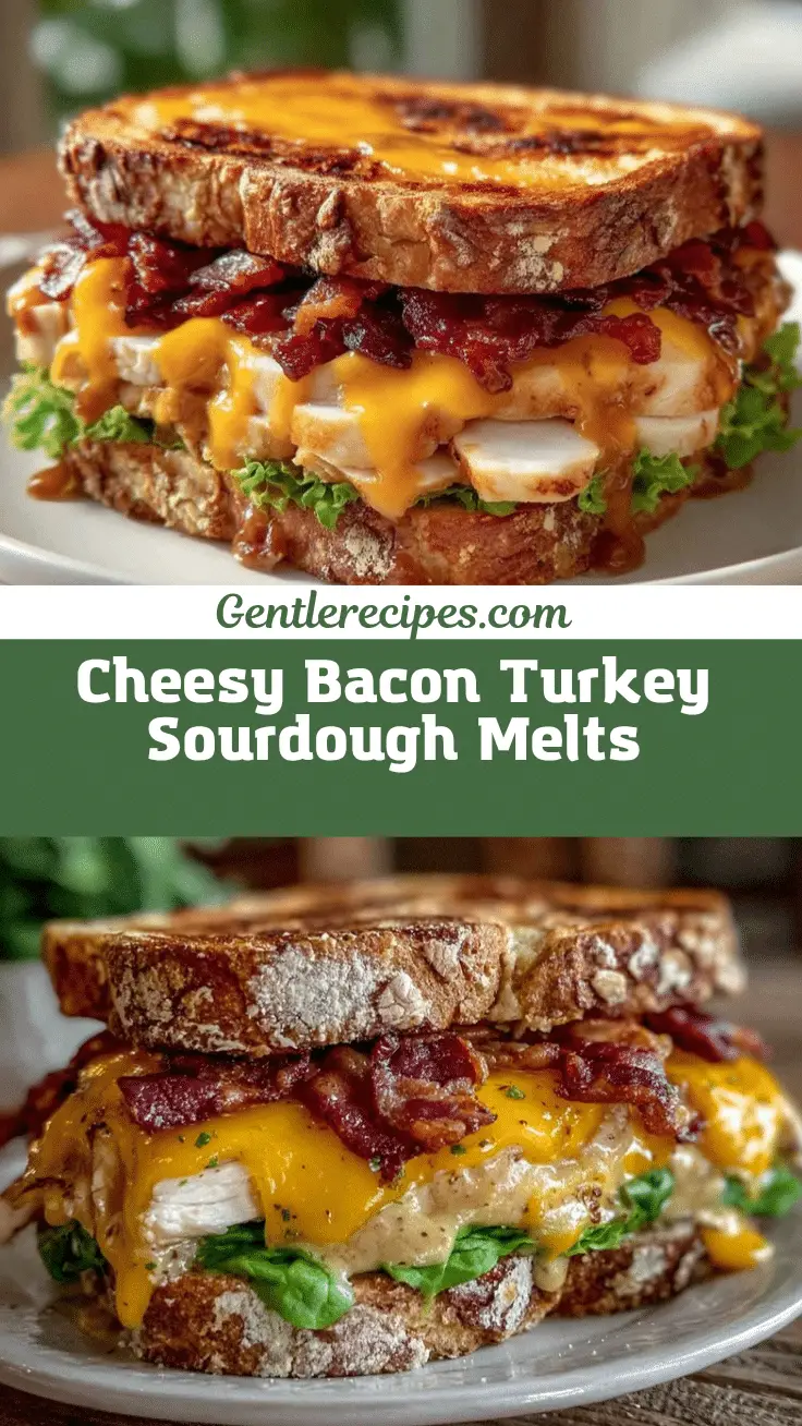 Cheesy Bacon Turkey Sourdough Melts – Easy Lunch Idea 5 cheesy bacon turkey sourdough melts recipe