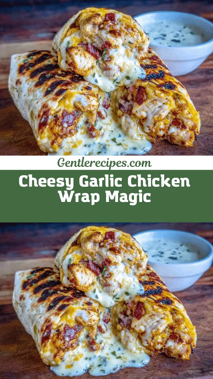 Easy Cheesy Garlic Chicken Wraps Recipe for Busy Families 5 cheesy garlic chicken wraps recipe