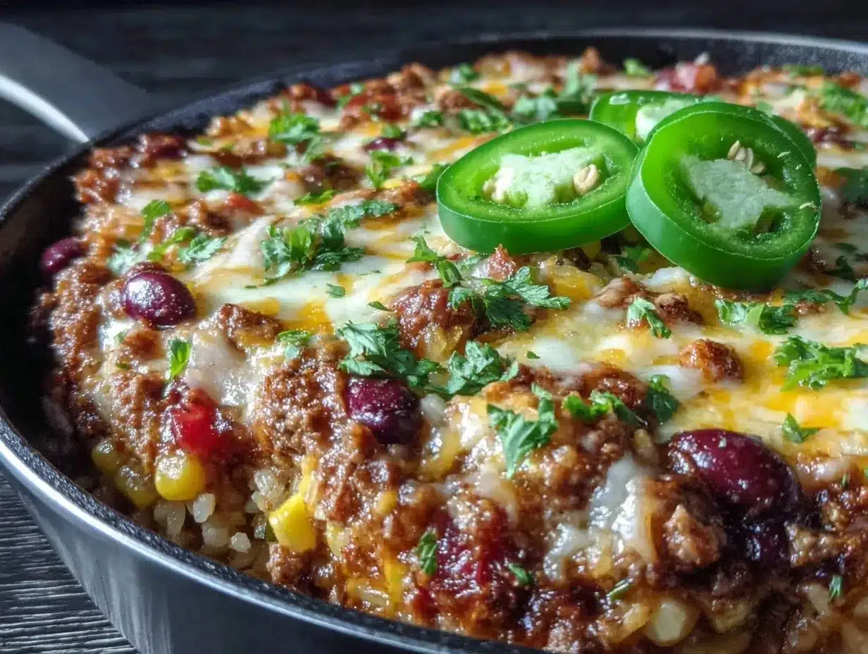 Cheesy Slow Cooker Taco Casserole - Best Easy Dinner Recipe 4 Cheesy Slow Cooker Taco Casserole preparation steps