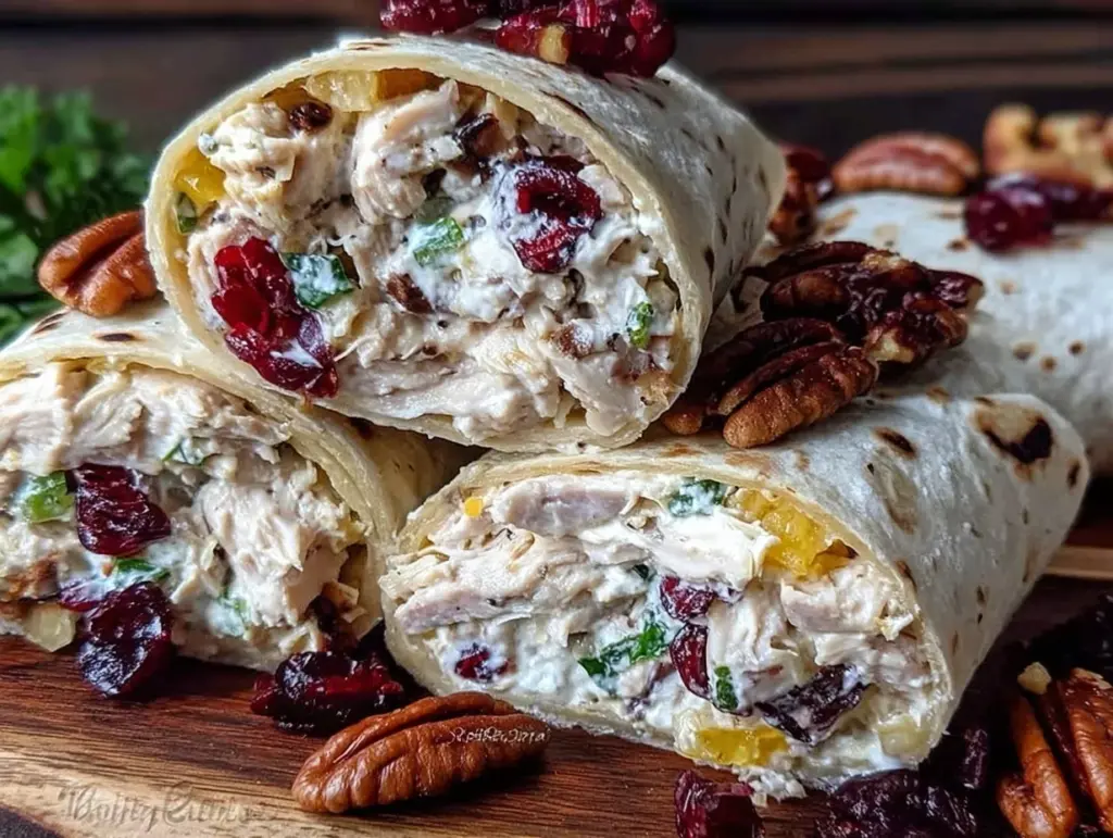 Chicken Cranberry Pecan Wraps - featured image