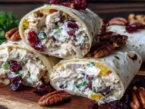 Chicken Cranberry Pecan Wraps - featured image