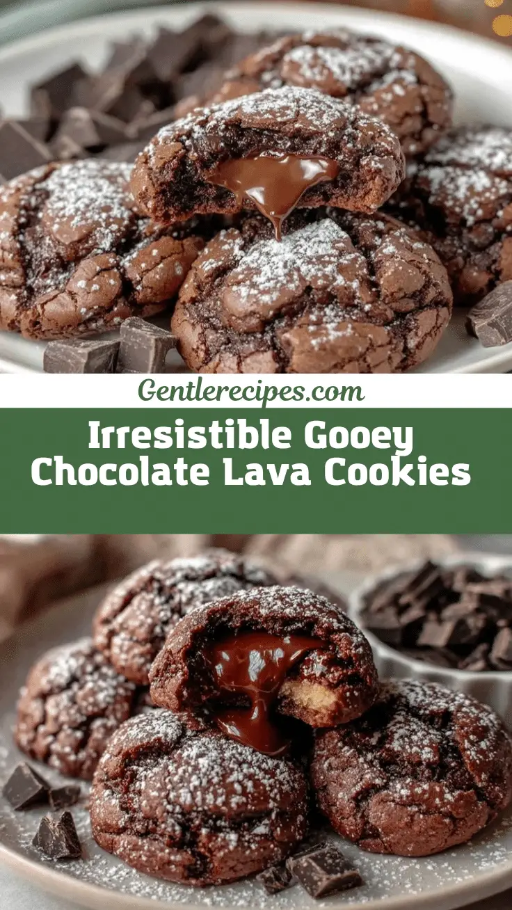 Irresistible Chocolate Lava Cookies Recipe – Gooey and Easy 5 chocolate lava cookies recipe