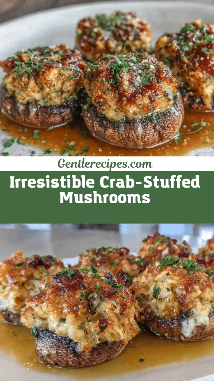Crab-Stuffed Mushrooms Recipe – Easy Appetizer Idea 5 crab-stuffed mushrooms recipe