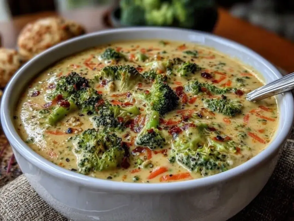 Home 1 creamy broccoli cheddar soup - featured image
