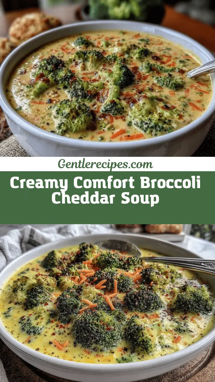 creamy broccoli cheddar soup recipe
