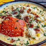creamy crab & corn chowder - featured image