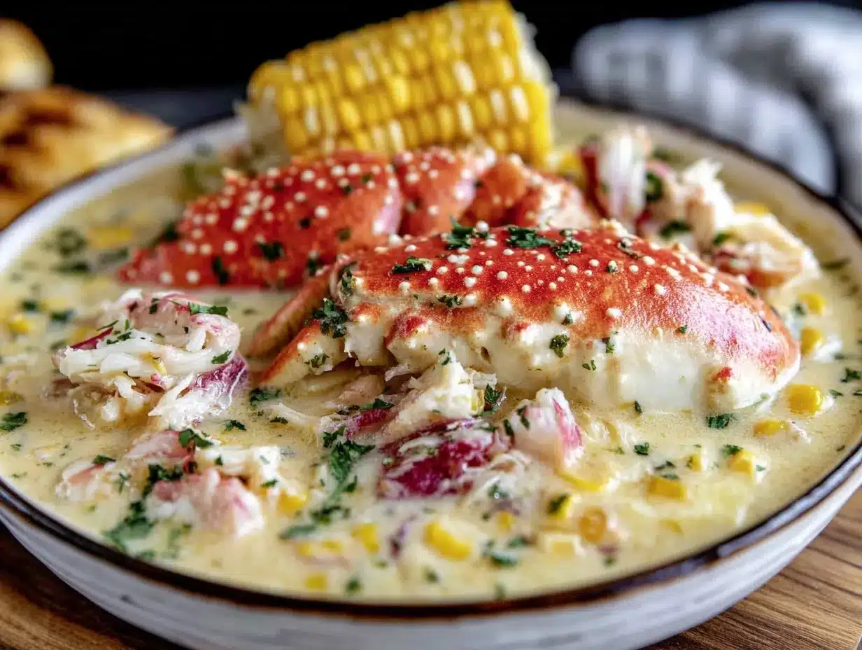 Creamy Crab & Corn Chowder Recipe – Easy Comfort Food 4 creamy crab & corn chowder preparation steps