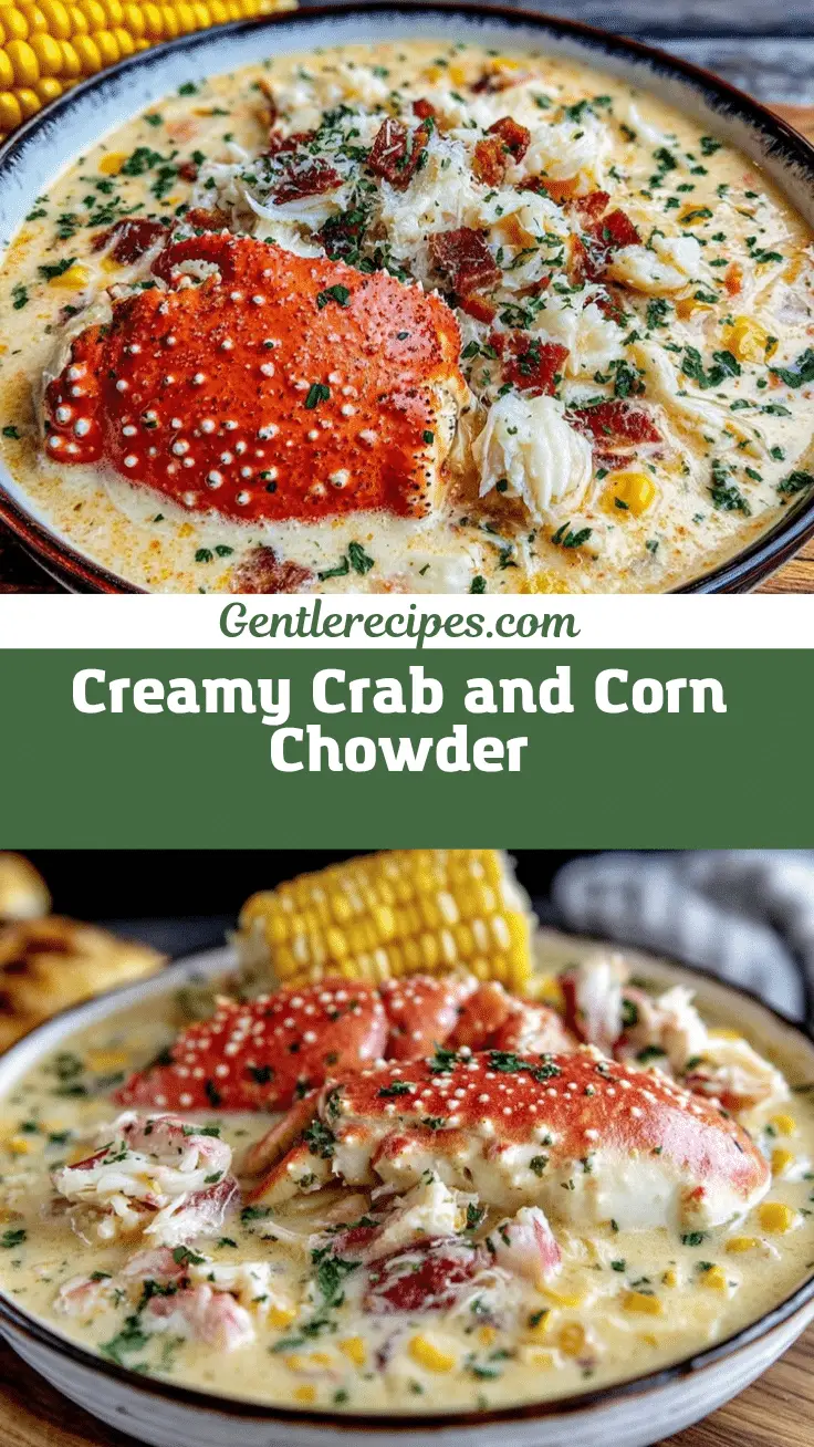 Creamy Crab & Corn Chowder Recipe – Easy Comfort Food 5 creamy crab & corn chowder recipe