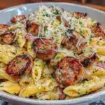 Creamy Garlic Parmesan Chicken Pasta - featured image