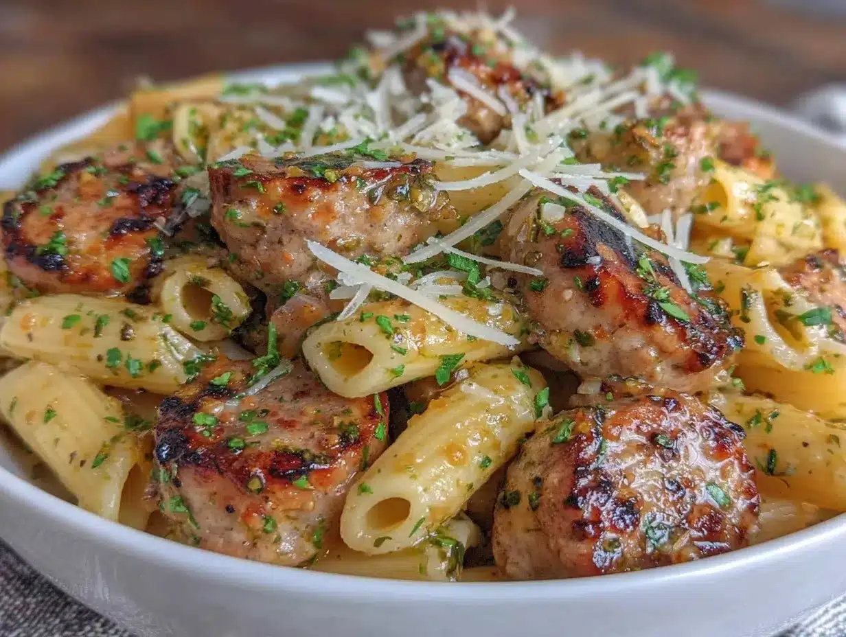 Creamy Garlic Parmesan Chicken Pasta – Best Easy Dinner Recipe 4 Creamy Garlic Parmesan Chicken Pasta preparation steps