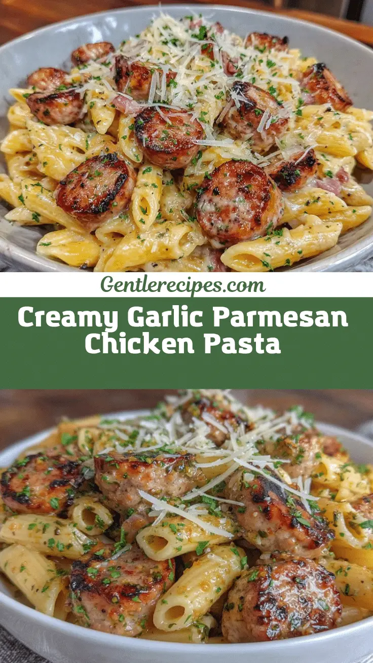 Creamy Garlic Parmesan Chicken Pasta – Best Easy Dinner Recipe 5 Creamy Garlic Parmesan Chicken Pasta recipe
