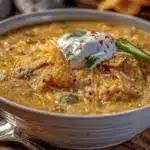 Creamy Green Enchilada Chicken Soup - featured image