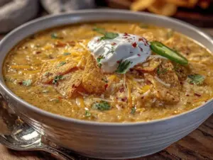 Creamy Green Enchilada Chicken Soup - featured image