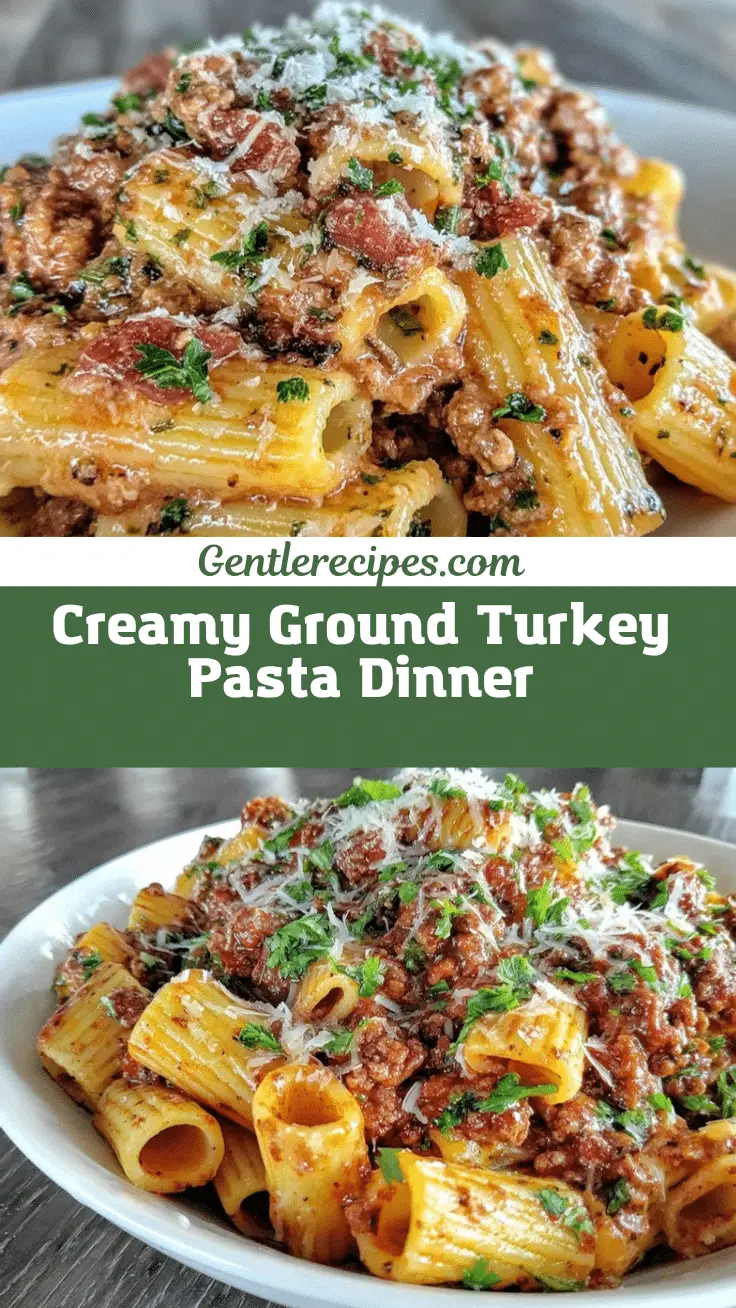 Creamy Ground Turkey Pasta Recipe – Perfect for Weeknights 5 creamy ground turkey pasta recipe