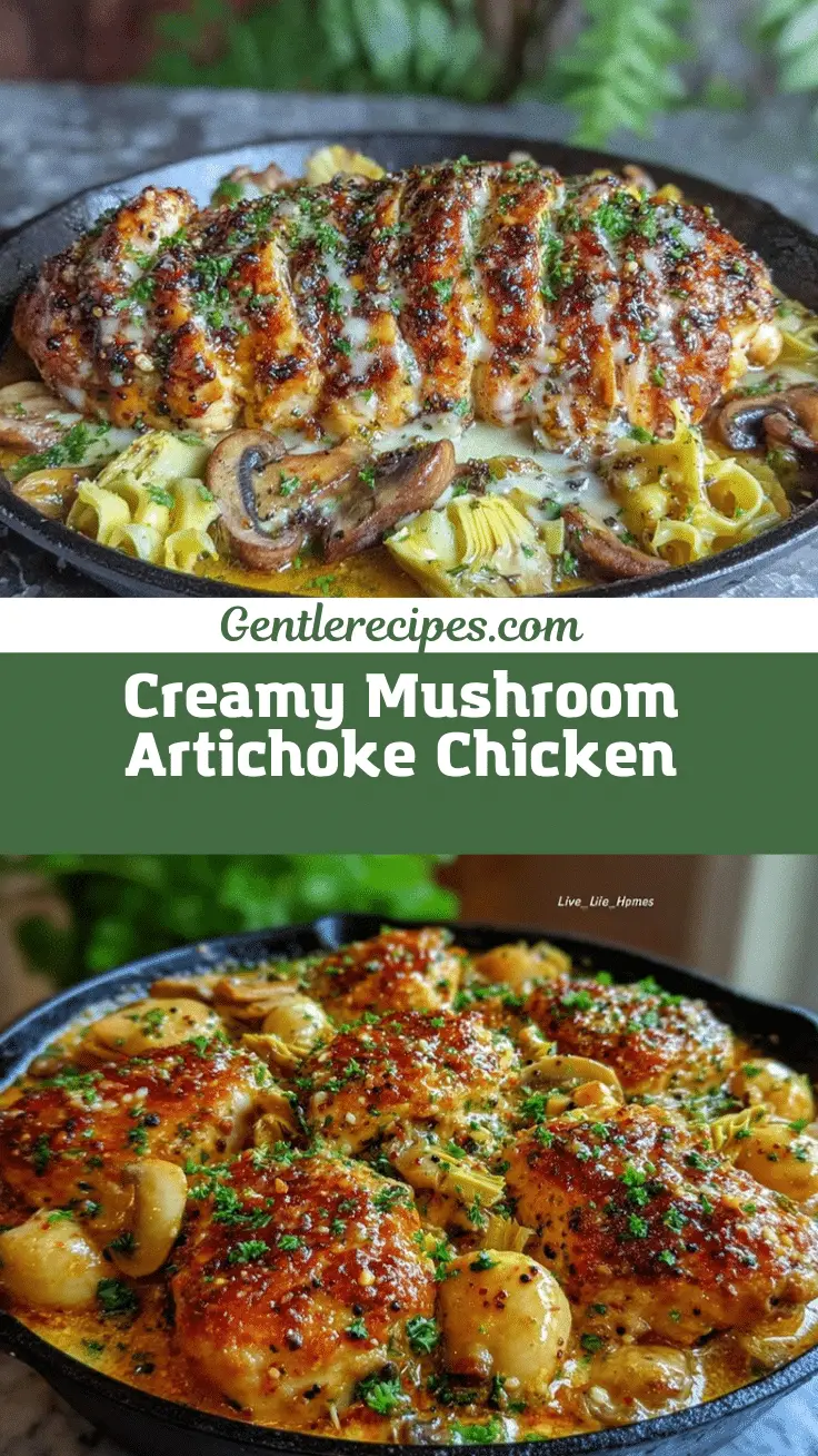 Creamy Mushroom Chicken Recipe – Best Rustic Dinner Idea 5 Creamy Mushroom Chicken recipe