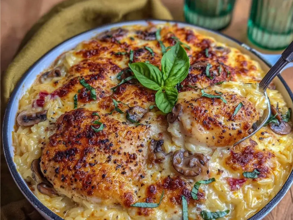 creamy ricotta chicken - featured image
