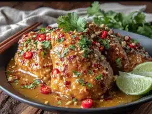 Creamy Thai Peanut Chicken - featured image