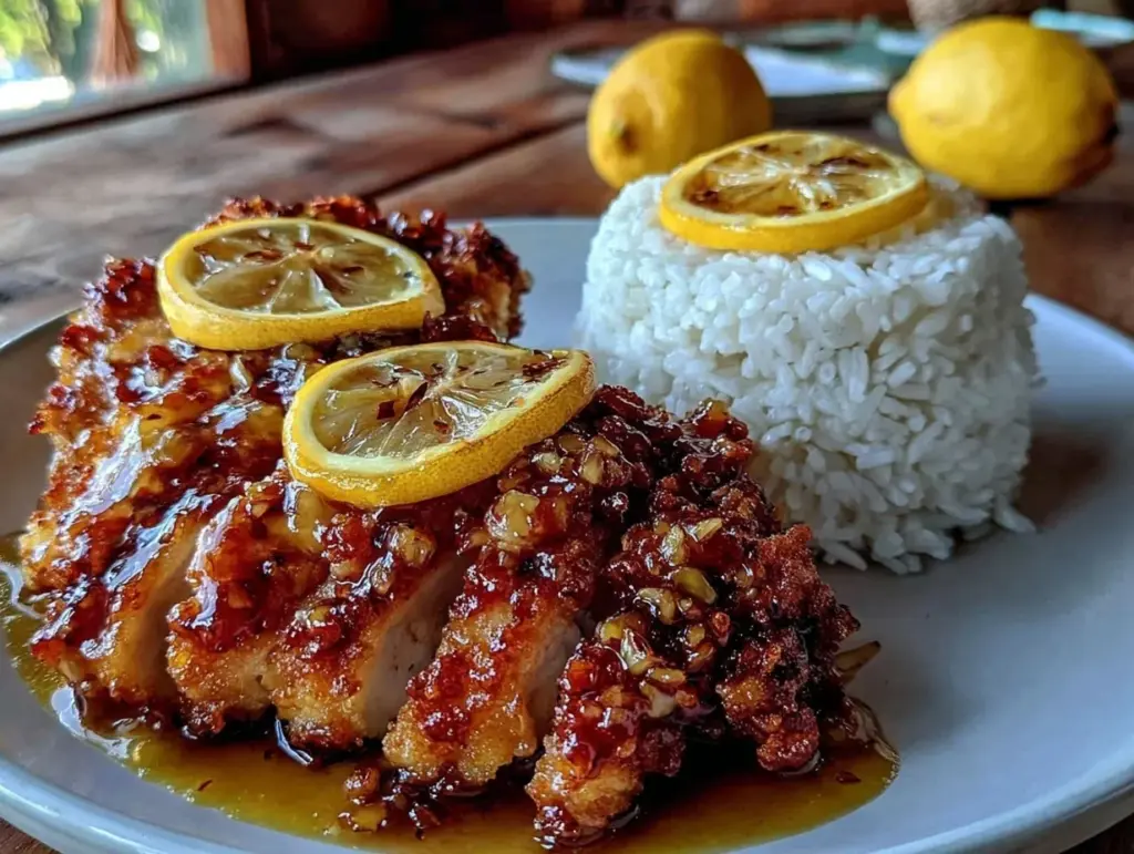 Crispy Chinese Lemon Chicken - featured image
