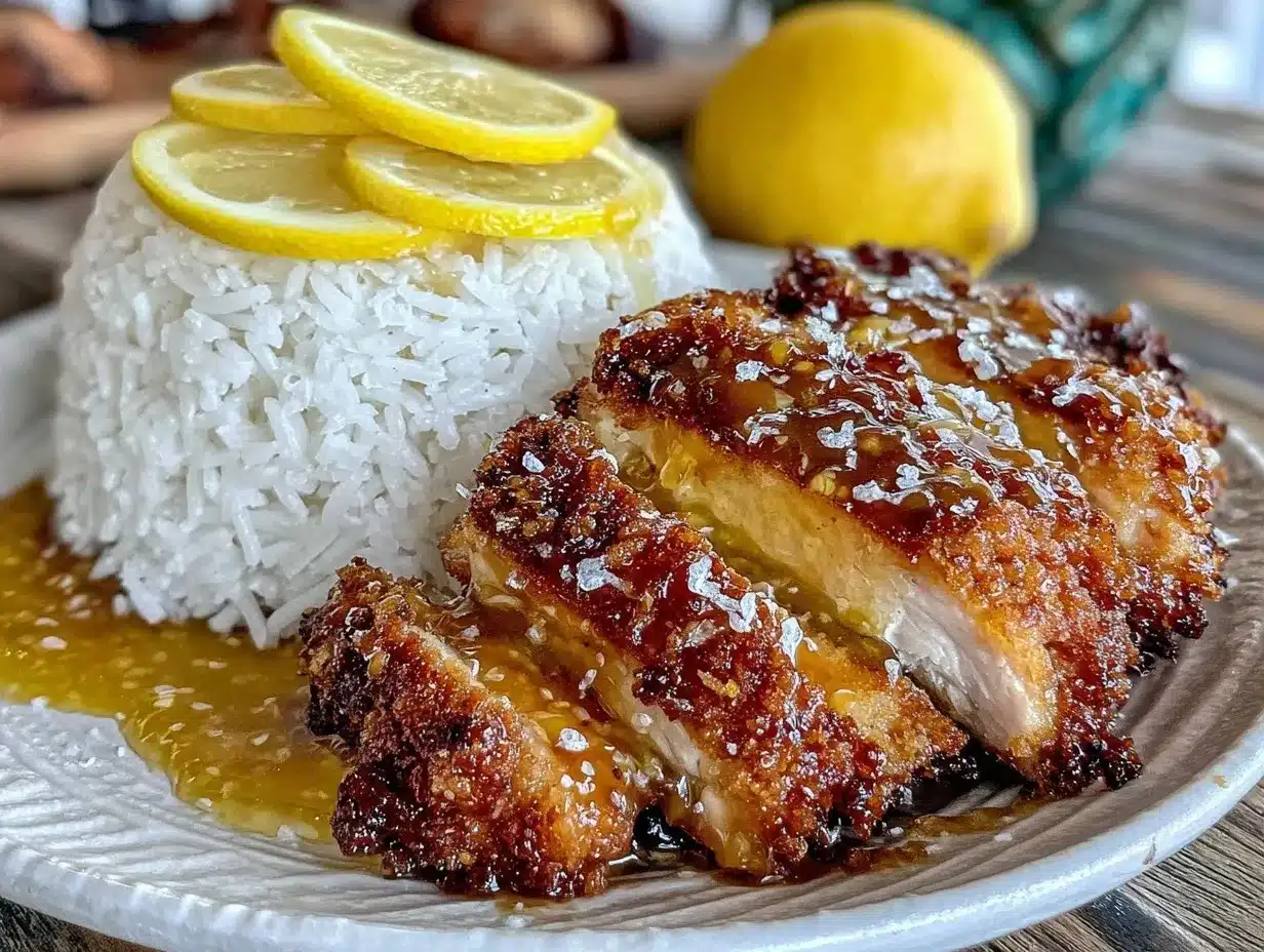 Crispy Chinese Lemon Chicken Recipe - Easy Homemade Dinner 4 Crispy Chinese Lemon Chicken preparation steps