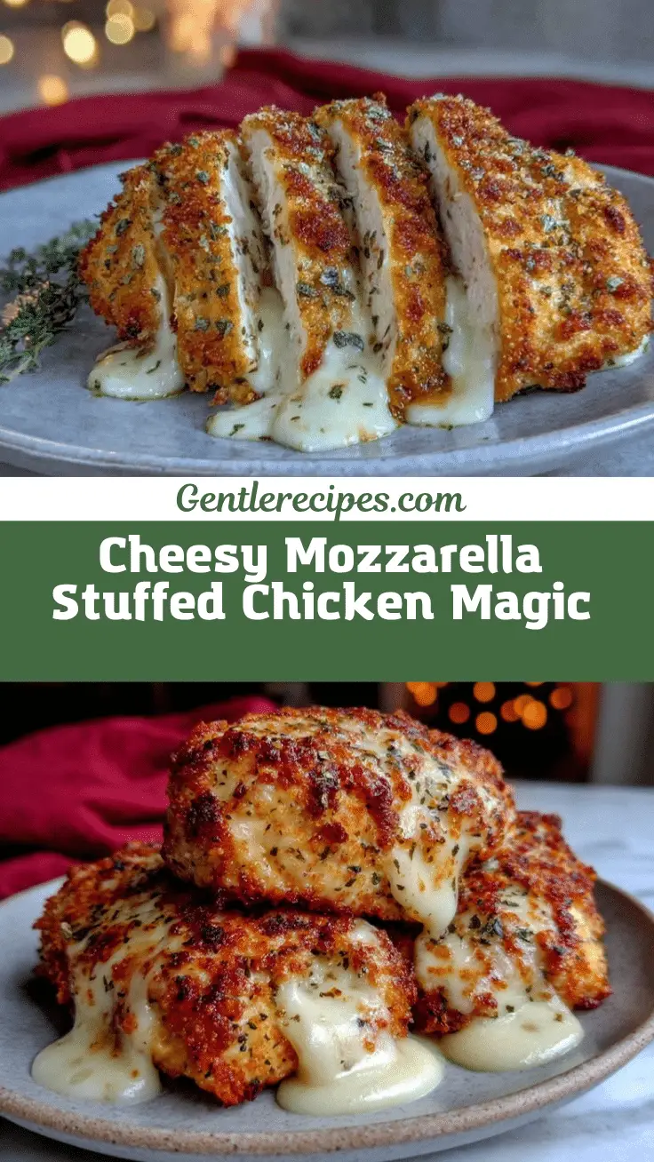 Crispy Mozzarella Stuffed Chicken Breasts Recipe for Easy Dinner 5 crispy mozzarella stuffed chicken recipe