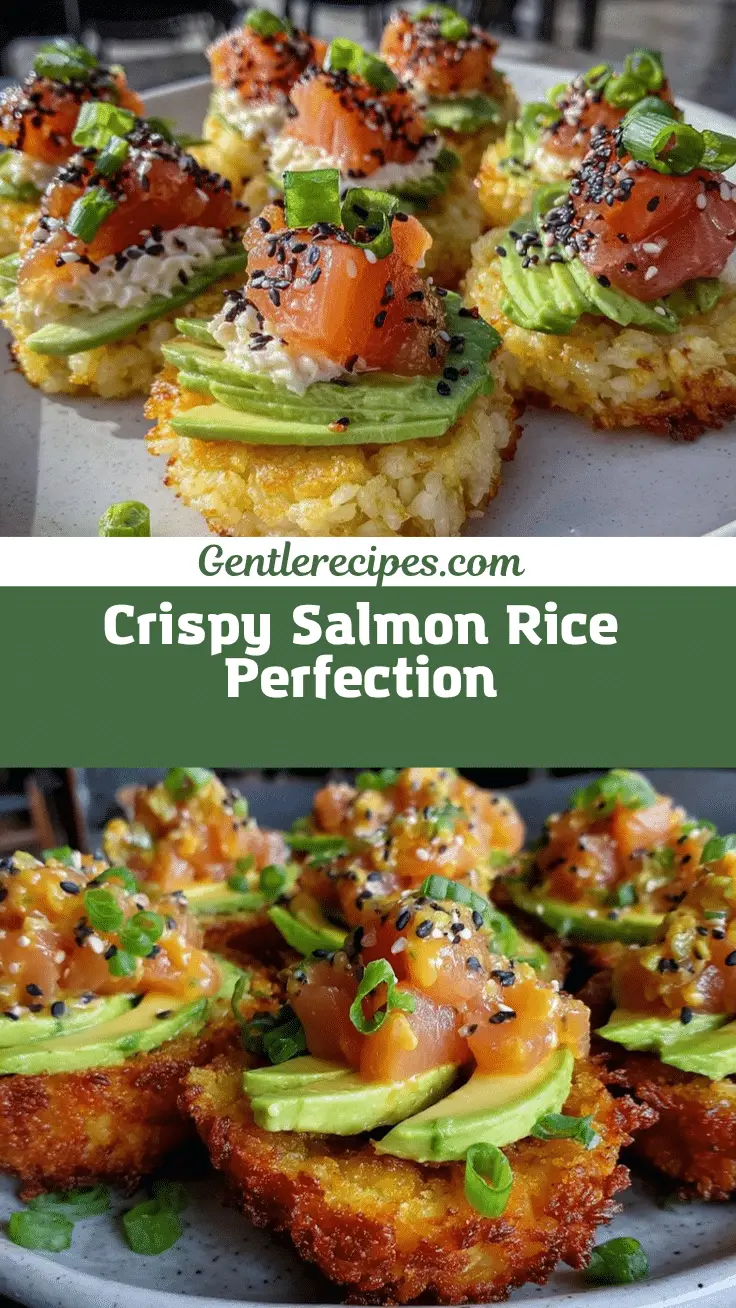 Crispy Salmon Rice Recipe – Easy Homemade Sushi Bites 5 crispy salmon rice recipe
