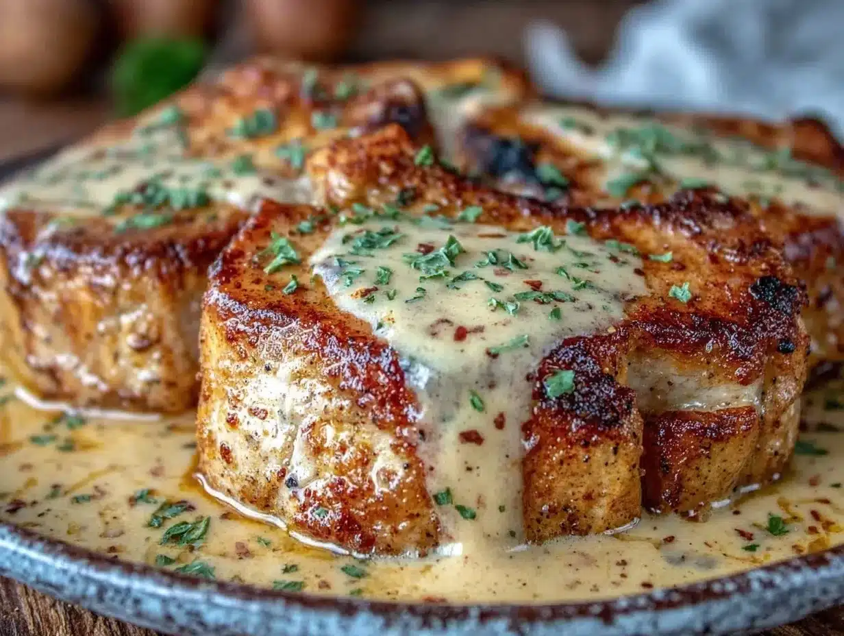 Easy Crockpot Pork Chops with Creamy Gravy Recipe 4 Crockpot Pork Chops preparation steps