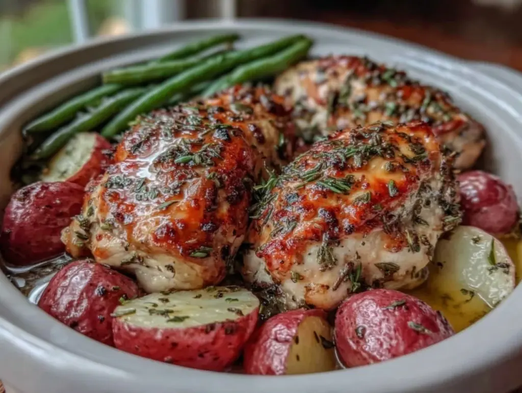 Easy Crock Pot Chicken - featured image