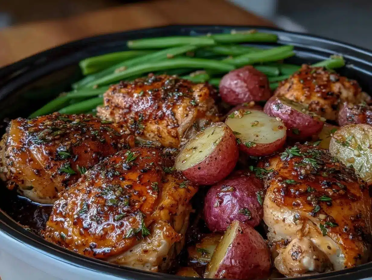 Easy Crock Pot Chicken Recipe – Best Weeknight Dinner Idea 4 Easy Crock Pot Chicken preparation steps