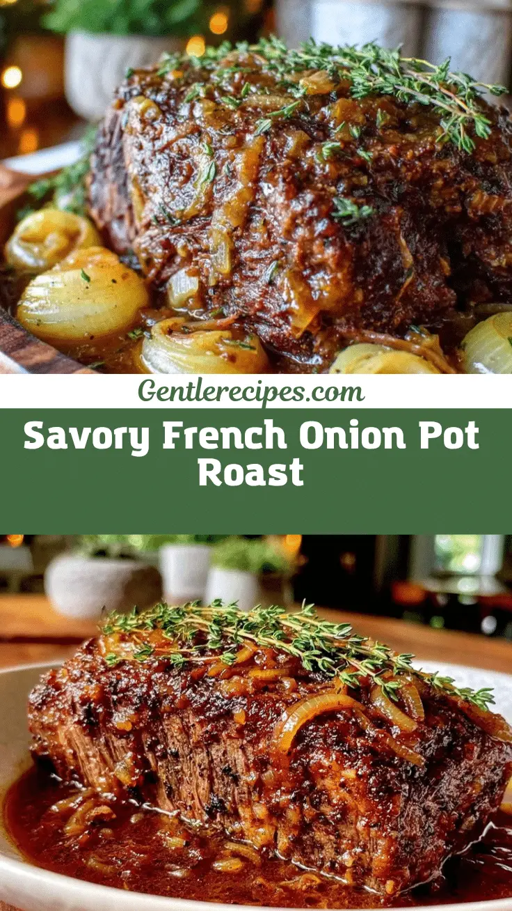 Perfect French Onion Pot Roast Recipe - Easy Fall Favorite 5 French Onion Pot Roast recipe