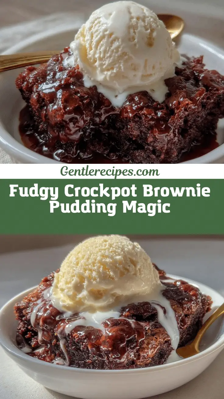 Fudgy Crockpot Brownie Pudding Recipe – Perfect Slow Cooker Dessert 5 fudgy crockpot brownie pudding recipe