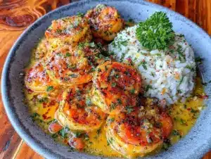 garlic butter shrimp - featured image