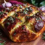 garlic rosemary bread - featured image