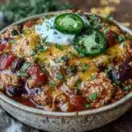 Healthy Crockpot Turkey Chili - featured image