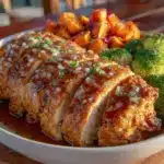 healthy high protein crockpot chicken breast - featured image