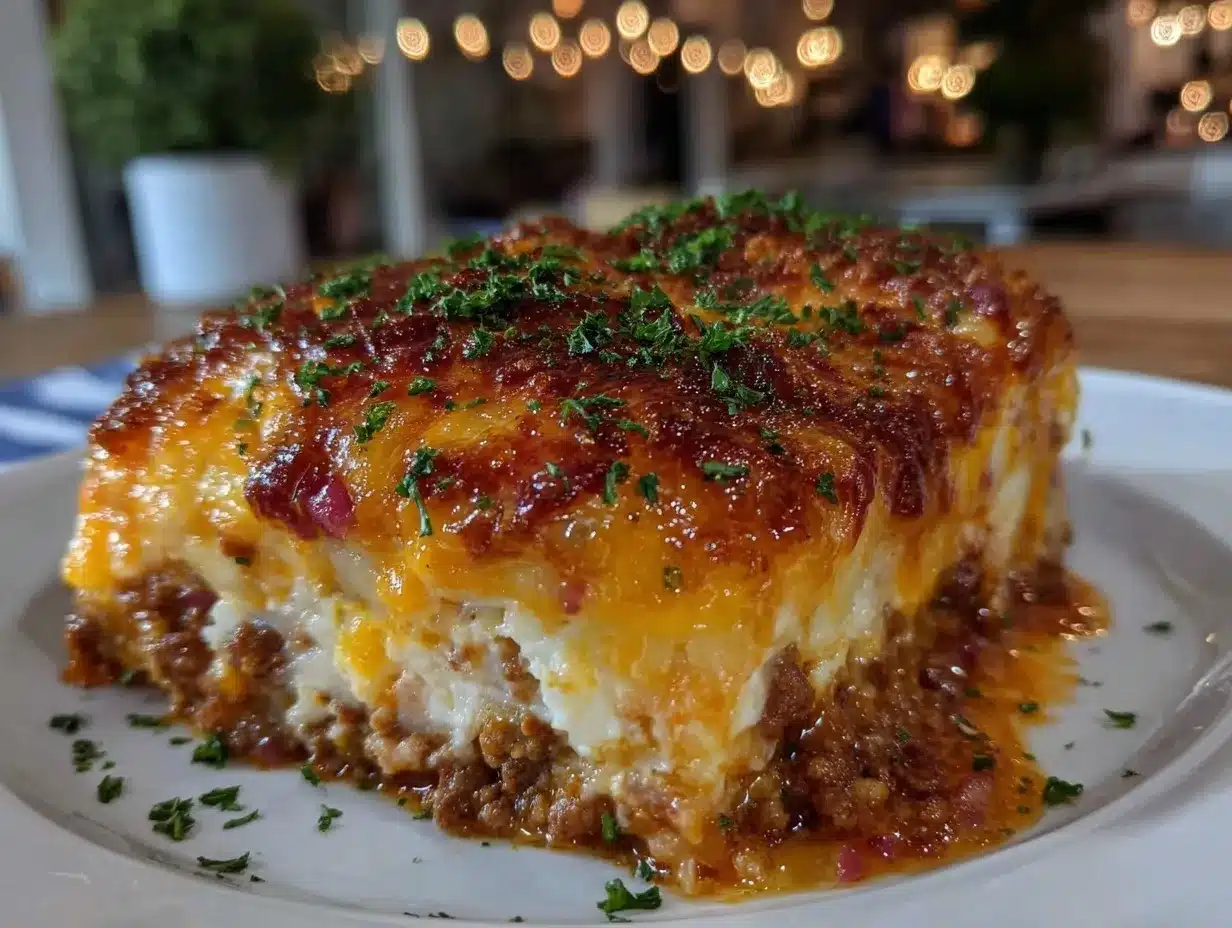 Best Hobo Casserole Recipe – Cheesy Ground Beef Comfort 4 hobo casserole recipe preparation steps