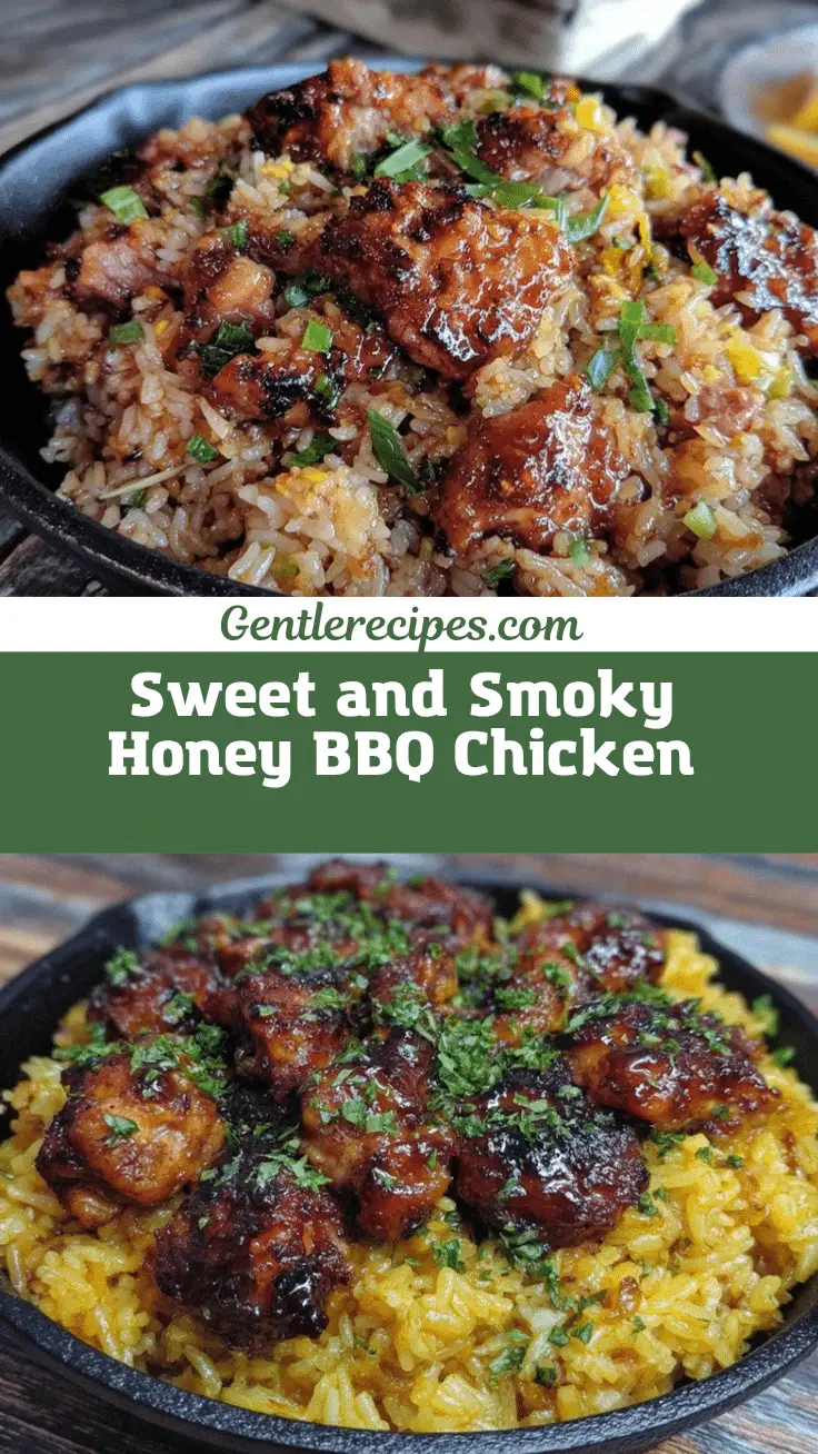 Sweet & Smoky Honey BBQ Chicken & Rice – Perfect One-Skillet Recipe 5 Honey BBQ Chicken recipe